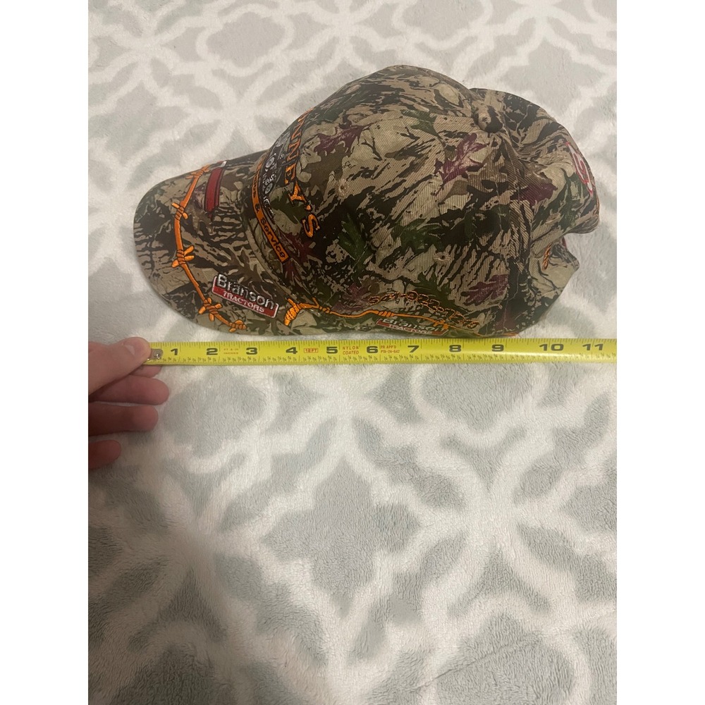 Bonney's Equipment Branson Tractors Camo Embroidered Hat Kymco Cub Cadet Cap - Picture 10 of 10